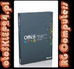 Microsoft Office dla Mac dla Użytkowni Domowych i Małych Firm 1PK 2011 Polish Eurozone Medialess